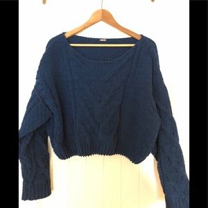 Cropped Free People Sweater